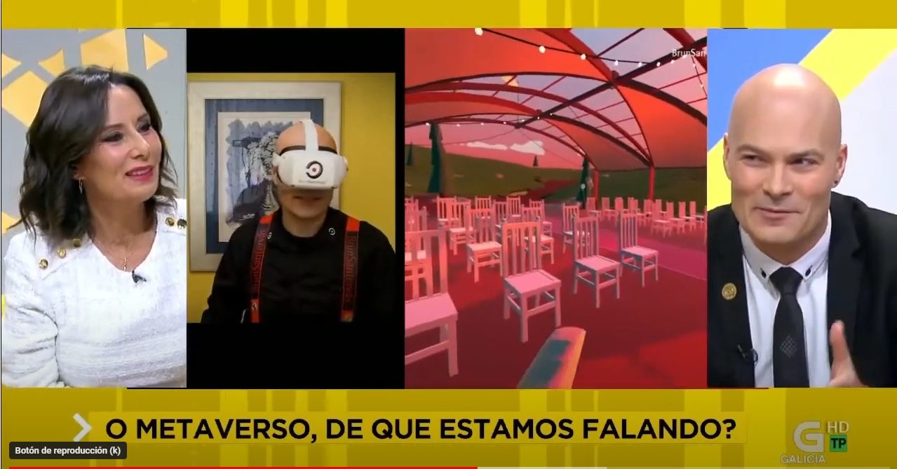 Entrevista en A Revista de TVG Boda en el MetaVerso
