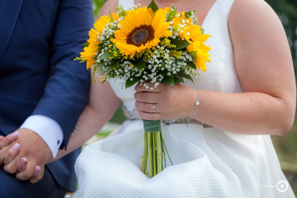 ramo de novia - girasol